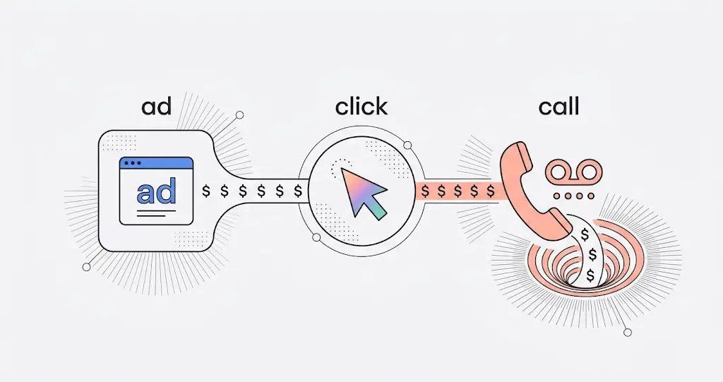 You’re Paying for Clicks That Die at Your Voicemail